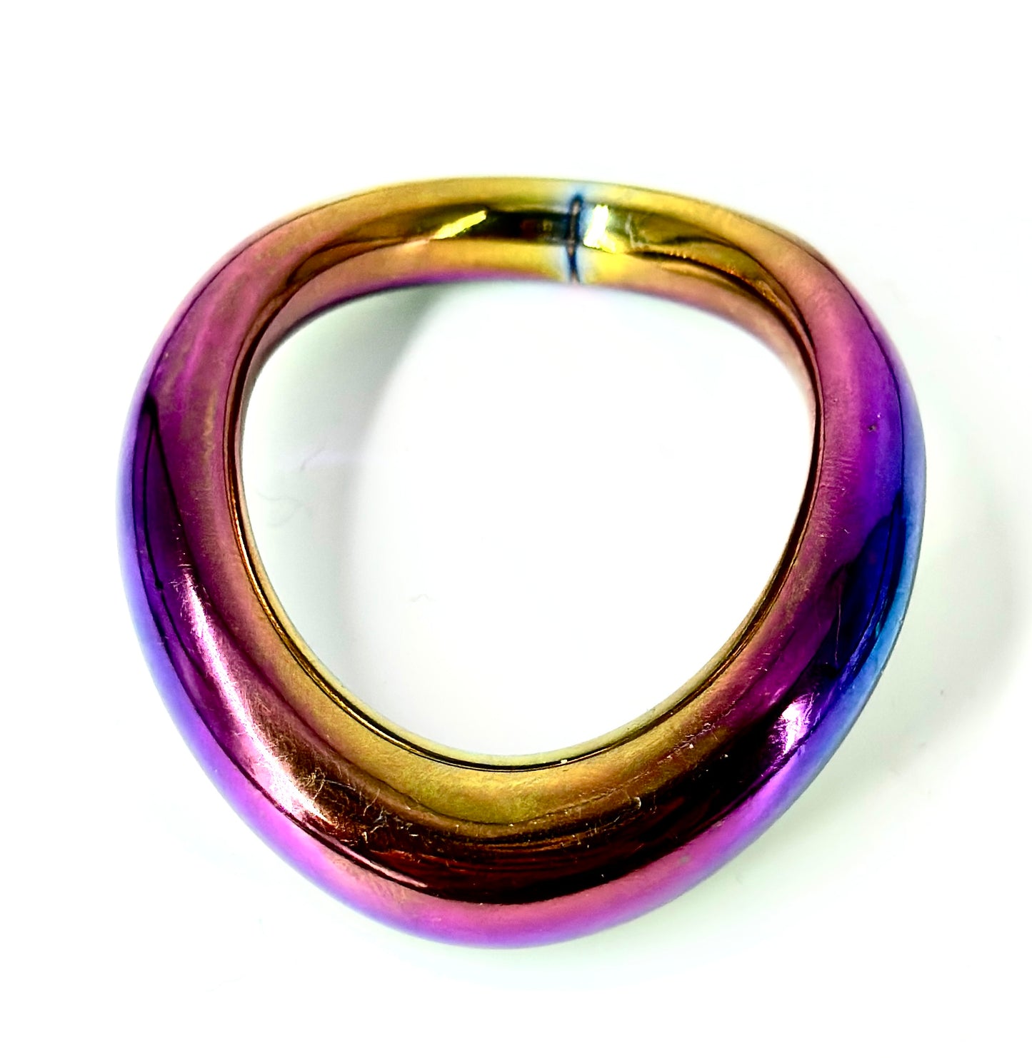 RAINBOW CONTOURED COCK RING