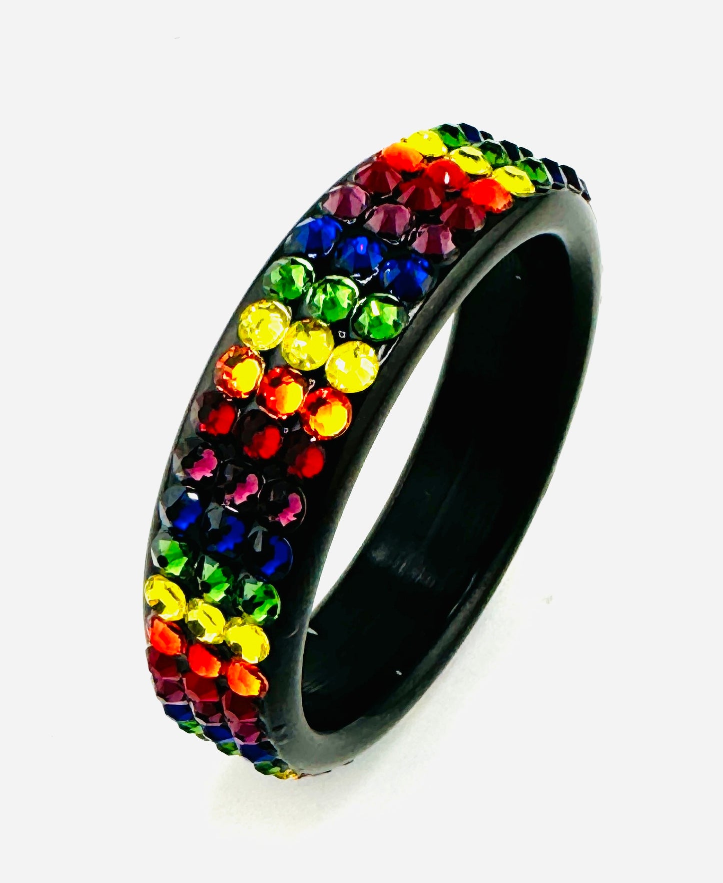 PRIDE BLACK ALUMINUM COCK RING