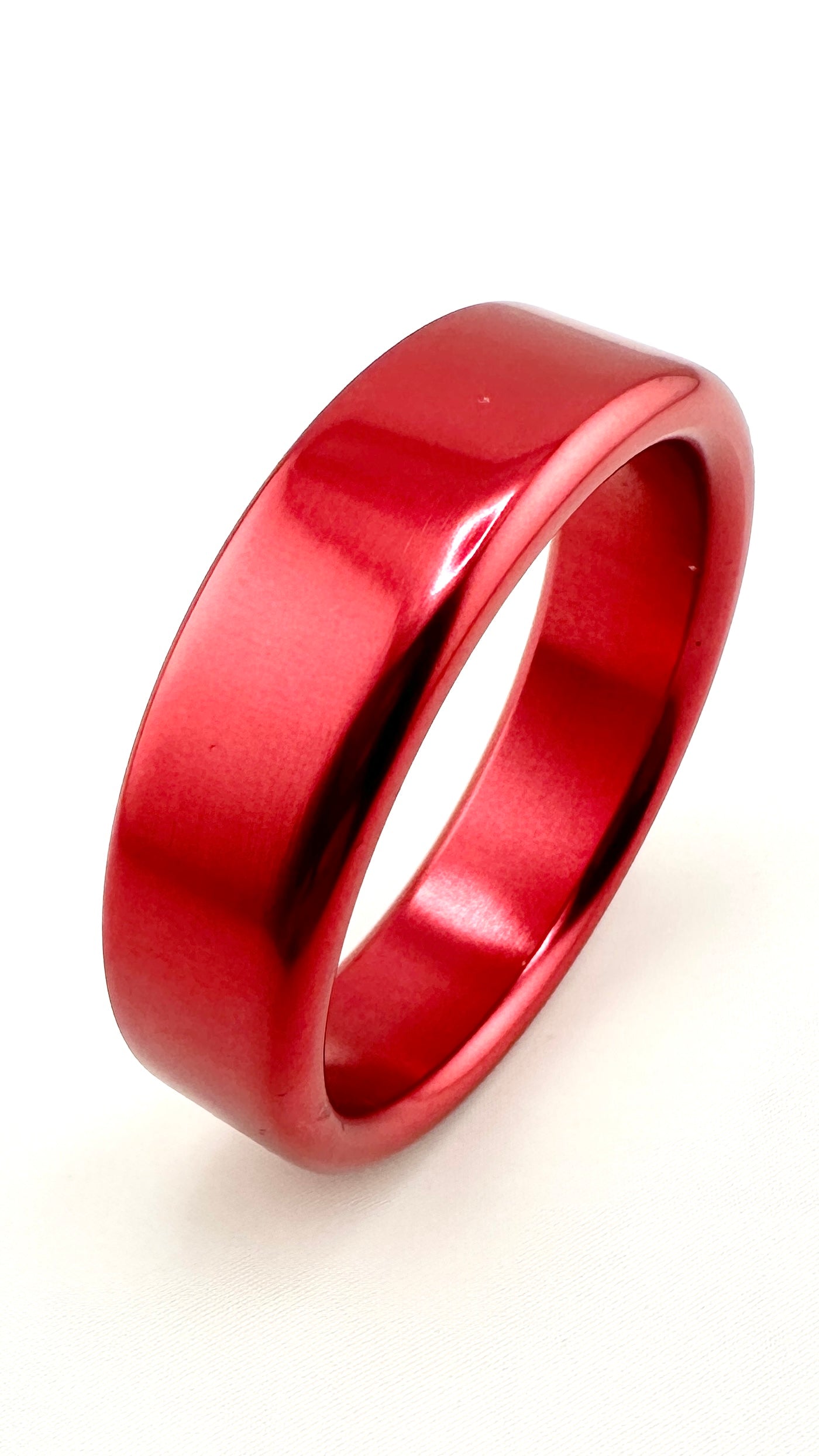 RED ALUMINUM COCK RING