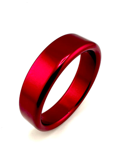 RED ALUMINUM COCK RING